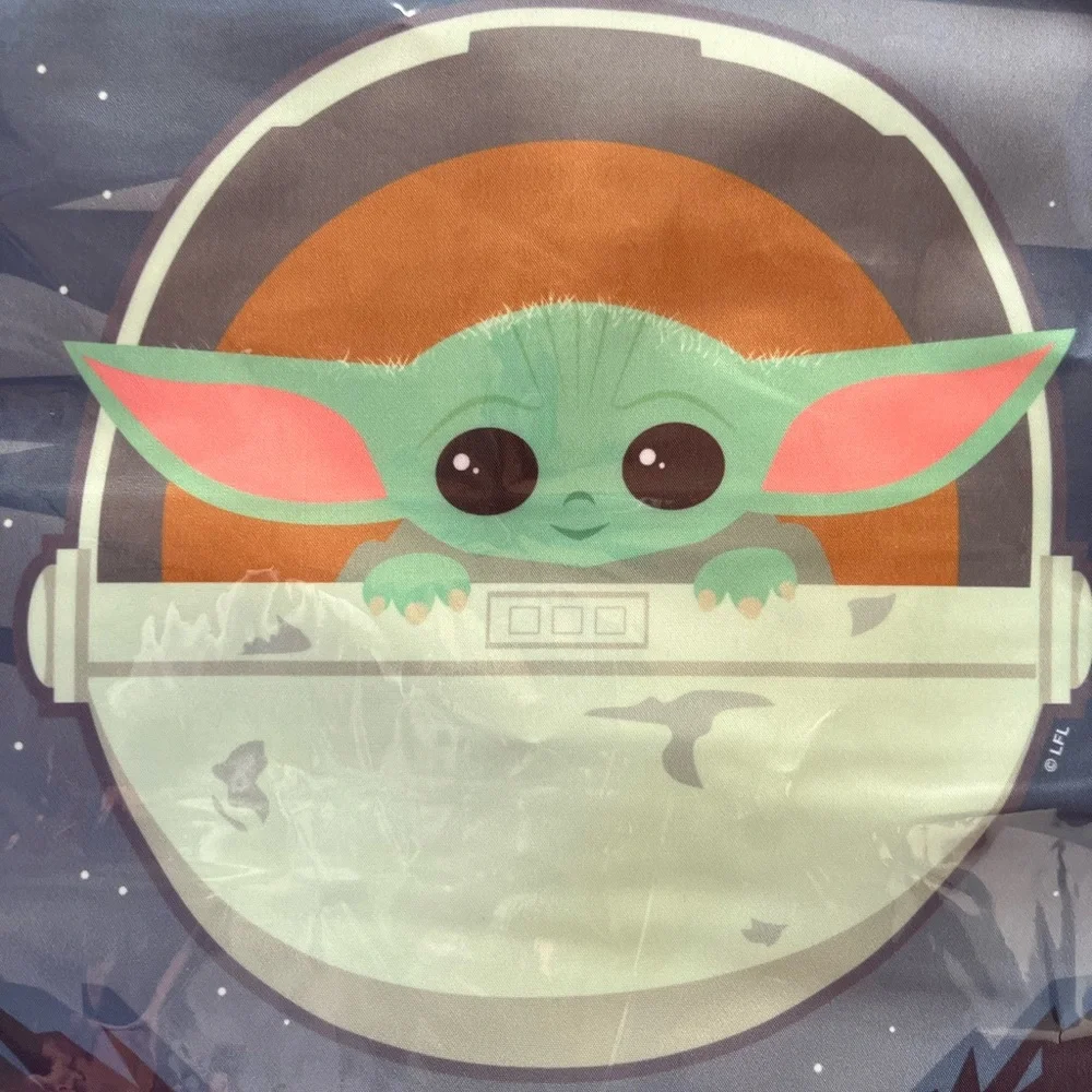 Baby Yoda Welcome Garden Flag NWT